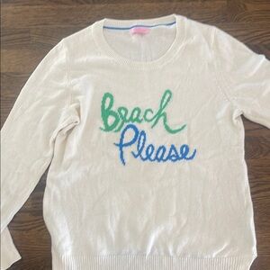 Lilly Pulitzer White Sweater